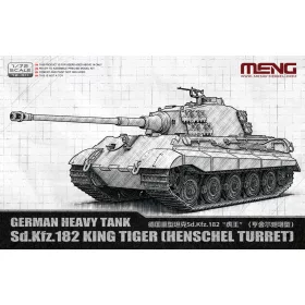   Meng Model 1:72 German Heavy Tank Sd.Kfz.182 King Tiger (Henschel Turret)