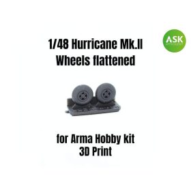ASK decal 1:48 Hurricane Mk.II - Wheels flattened