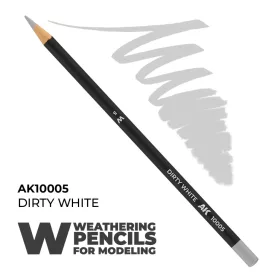 Watercolor Pencil Dirty White