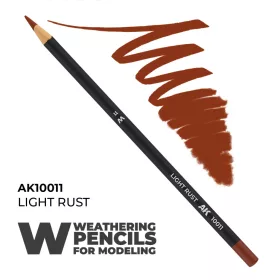 Watercolor Pencil Light Rust