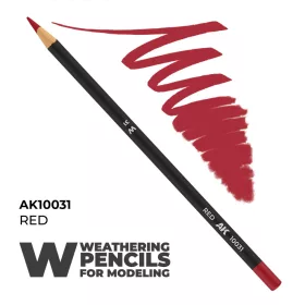 Watercolor Pencil Red