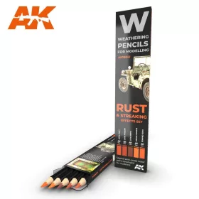 RUST AND STREAKING pencil set