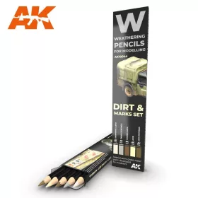 SPLASHES, DIRT AND STAINS pencil set