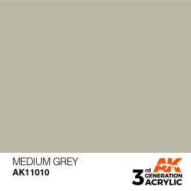Acrylics 3rd generation Medium Grey 17ml