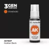 Acrylics 3rd generation Rubber Black 17ml