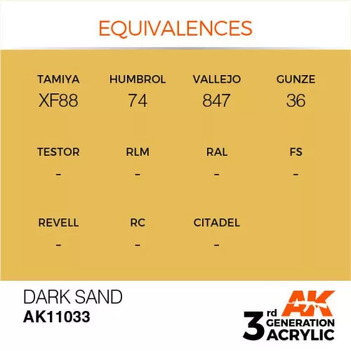 Acrylics 3rd generation Dark Sand 17ml