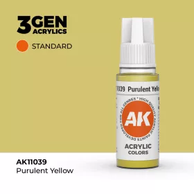 Acrylics 3rd generation Purulent Yellow 17ml