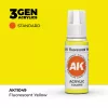 Acrylics 3rd generation Fluorescent Yellow 17ml