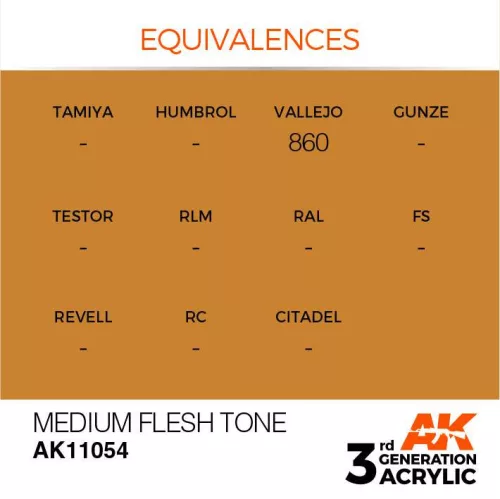 Acrylics 3rd generation Medium Flesh Tone 17ml