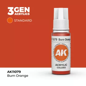 Acrylics 3rd generation Burn Orange 17ml