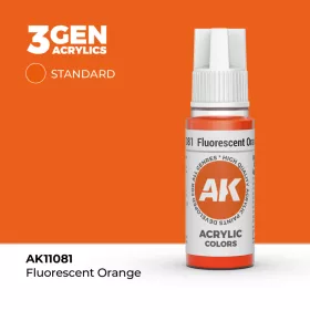 Acrylics 3rd generation Fluorescent Orange 17ml
