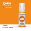 Acrylics 3rd generation Luminous Orange 17ml