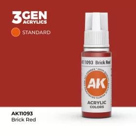 Acrylics 3rd generation Brick Red 17ml