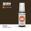 Acrylics 3rd generation Leather Brown 17ml