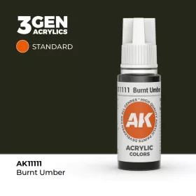 Acrylics 3rd generation Burnt Umber 17ml