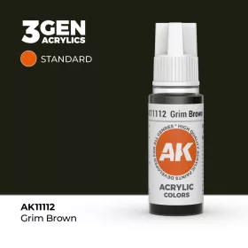 Acrylics 3rd generation Grim Brown 17ml