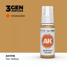 Acrylics 3rd generation Tan Yellow 17ml