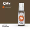 Acrylics 3rd generation Khaki Grey 17ml