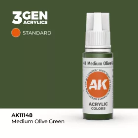Acrylics 3rd generation Medium Olive Green 17ml