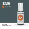 Acrylics 3rd generation Dark Blue-Grey 17ml