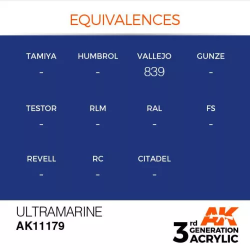 Acrylics 3rd generation Ultramarine 17ml