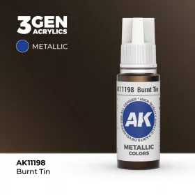Acrylics 3rd generation Burnt Tin 17ml