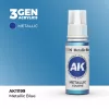 Acrylics 3rd generation Metallic Blue 17ml