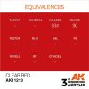 Acrylics 3rd generation Red 17ml