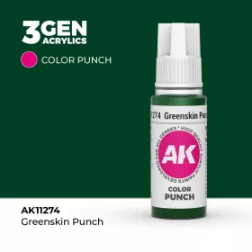   Acrylics 3rd generation AK11274 Greenskin Punch COLOR PUNCH 17 ml