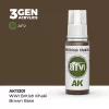 Acrylics 3rd generation WWI British Khaki Brown Base