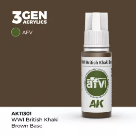 Acrylics 3rd generation WWI British Khaki Brown Base