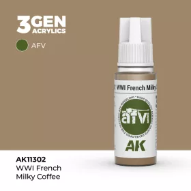 Acrylics 3rd generation WWI French Milky Coffee