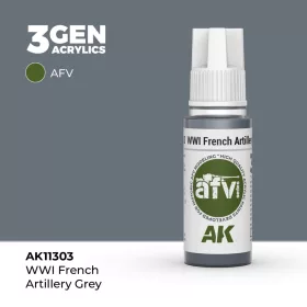 Acrylics 3rd generation WWI French Artillery Grey
