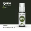 Acrylics 3rd generation WWI French Green 2
