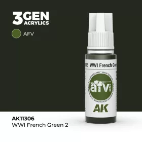 Acrylics 3rd generation WWI French Green 2