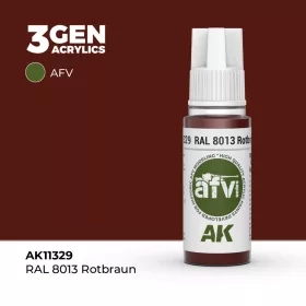 Acrylics 3rd generation RAL 8013 Rotbraun