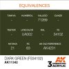 Acrylics 3rd generation Dark Green (FS34102)
