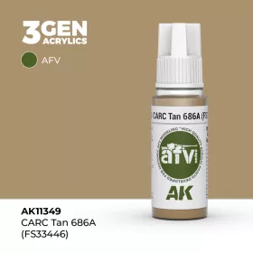 Acrylics 3rd generation CARC Tan 686A (FS33446)