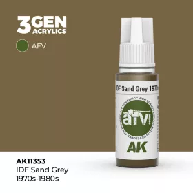 Acrylics 3rd generation IDF Sand Grey 1970s-1980s