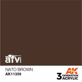 Acrylics 3rd generation NATO Brown