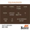 Acrylics 3rd generation NATO Brown