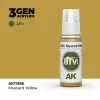 Acrylics 3rd generation Mustard Yellow