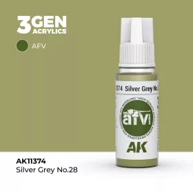 Acrylics 3rd generation Silver Grey No.28