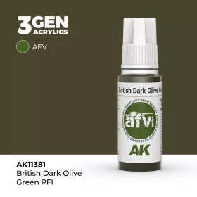 Acrylics 3rd generation British Dark Olive Green PFI