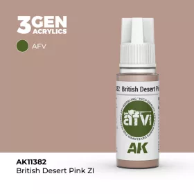 Acrylics 3rd generation British Desert Pink ZI