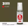 Acrylics 3rd generation US Olive Base Uniform