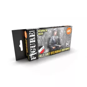 Acrylics 3rd generation Field grey (Feldgrau) uniforms