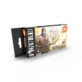 Acrylics 3rd generation DAK soldiers uniform colors