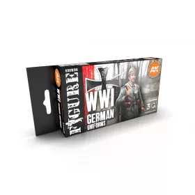 Acrylics 3rd generation WWI German uniform colors