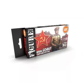 Acrylics 3rd generation Soviet WWII uniform colors